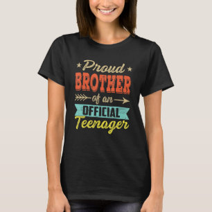 Vintage Stolz Bruder Offizieller Teenager 13. Gebu T-Shirt