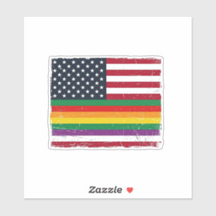 Vintage-Stolzflagge-Vektor-Shirt-Design mit Distre Aufkleber