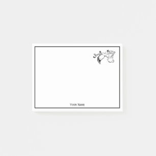 Vintage Storch liefert ein Baby #1 Post-it Klebezettel