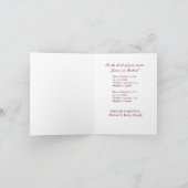 Vintage Storchenkarte Karte (Innenseite)