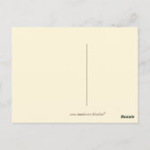 Vintage Story Time in Sepia Postkarte (Rückseite)