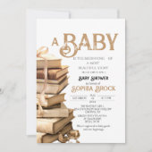 Vintage Storybook Baby Shower Invitation Einladung (Vorderseite)