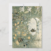 Vintage Storybook Kitts Save the Date Karte (Rückseite)