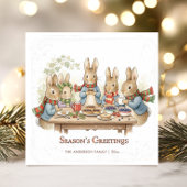 Vintage Storybook Peter Rabbit Feiertagskarte