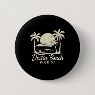 Vintage-Strand Destin Florida Fl Retro-Strand Sonn Button