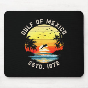 Vintage Strand Est 1672 Retro Sonne Herren Damen G Mousepad