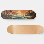 Vintage Strand Hawaii Skateboard (Horizontal)