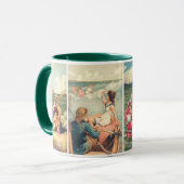 Vintage Strand-Schönheits-Tasse Tasse (Vorderseite Links)