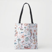 Vintage-Strand-Tasche Tasche (Vorderseite)
