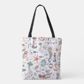 Vintage-Strand-Tasche Tasche (Rückseite)