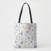 Vintage-Strand-Tasche Tasche (Vorderseite)
