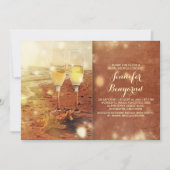 Vintage Stranddusche Einladung (Vorderseite)