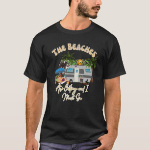 Vintage-Strände rufen T-Shirt