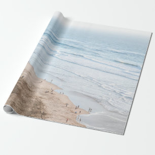 VINTAGE STRANDFOTO GESCHENKPAPIER