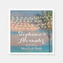 Vintage Strandlichter Sonnenuntergang