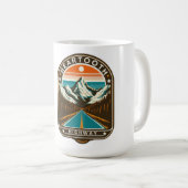 Vintage Straße Bearzahnweg 212 Montana Kaffeetasse (VorderseiteRechts)