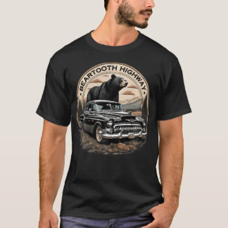 Vintage Straße Bearzahnweg Us 212 Montana T-Shirt