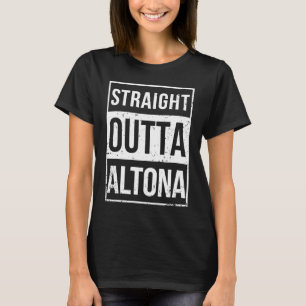 Vintage Straße Outta Altona Hamburg Deutschland T-Shirt