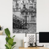Vintage Straße Paris Poster (Heimbüro)