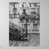 Vintage Straße Paris Poster (Vorne)