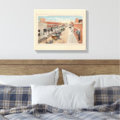 Vintage Straßenszene, West Palm Beach, Florida Leinwanddruck (Insitu (Schlafzimmer))