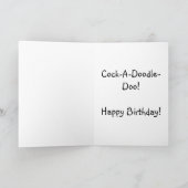 Vintage Sträucher, Geburtstag Karte (Innenseite)