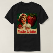 Vintage Strawberry Girl T-Shirt (Design vorne)