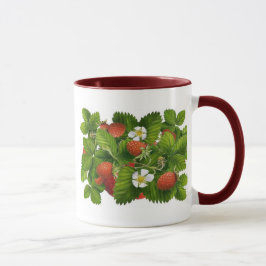 Vintage Strawberry Tasse