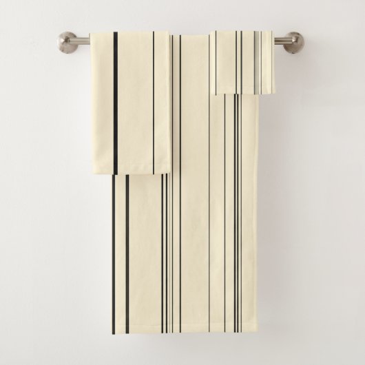 Vintage Streifen Badhandtuch Set (Insitu)
