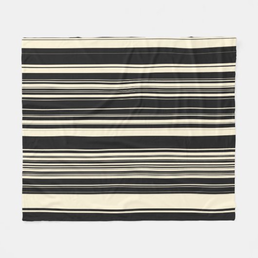 Vintage Streifen Fleecedecke (Vorderseite (Horizontal))