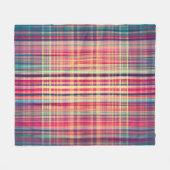 Vintage Streifen Fleecedecke (Vorderseite (Horizontal))