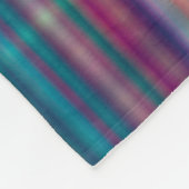 Vintage Streifen Fleecedecke (Ecke)