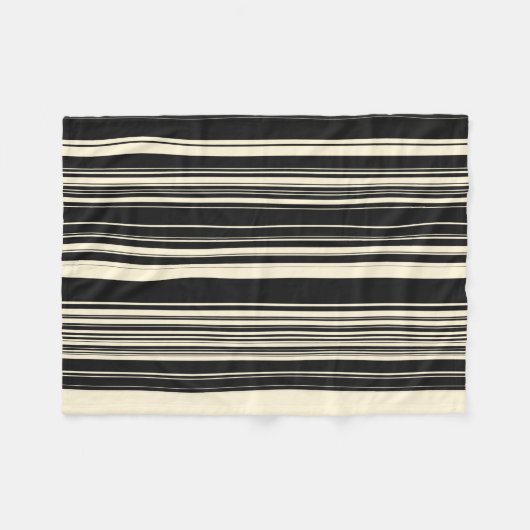 Vintage Streifen Fleecedecke (Vorderseite (Horizontal))