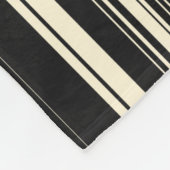 Vintage Streifen Fleecedecke (Ecke)