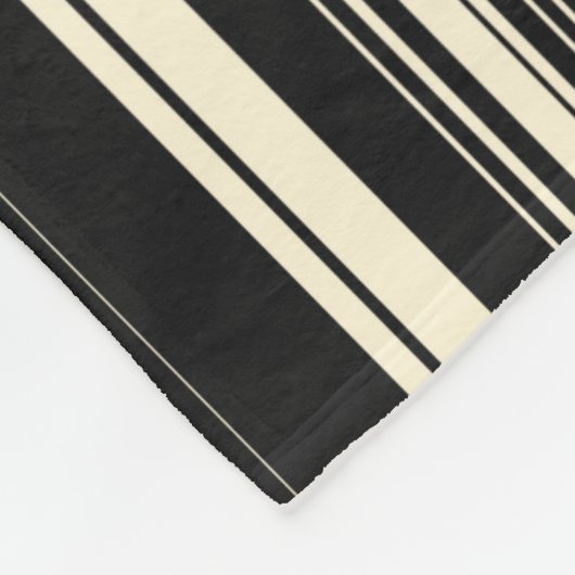 Vintage Streifen Fleecedecke (Ecke)