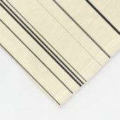 Vintage Streifen Fleecedecke (Ecke)