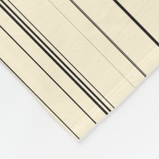 Vintage Streifen Fleecedecke (Ecke)