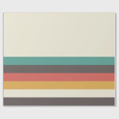 Vintage Streifen Geschenkpapier (Flach)