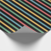 Vintage Streifen Geschenkpapier (Ecke)