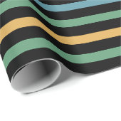 Vintage Streifen Geschenkpapier (Rolleneckpunkt)