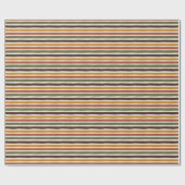 Vintage-Streifen Geschenkpapier (Flach)