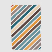 Vintage Streifen Golfhandtuch (Vorderseite)