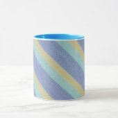 Vintage Streifen Keramik Tasse (Zentrum)
