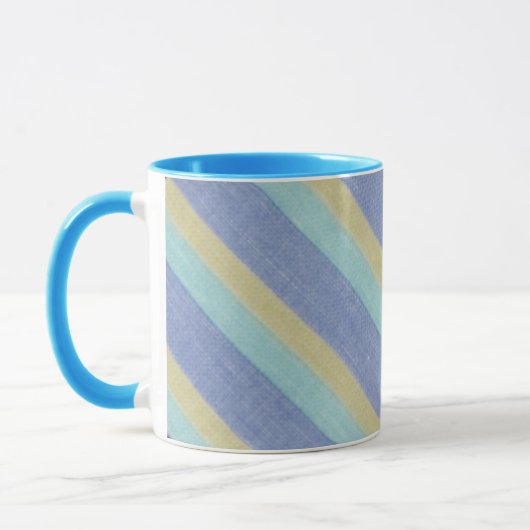 Vintage Streifen Keramik Tasse (Links)