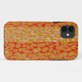 Vintage Streifen Leopard Druckhaube Case-Mate iPhone Hülle (Rückseite (Horizontal))