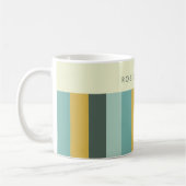 Vintage Streifen mit horizontalem Hintergrund für  Kaffeetasse (Links)