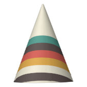 Vintage Streifen Partyhütchen (Vorderseite)