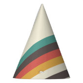 Vintage Streifen Partyhütchen (Links)