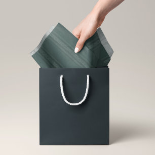 Vintage Streifen-Seite Grün Seidenpapier