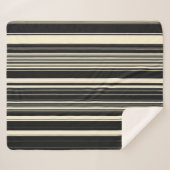 Vintage Streifen Sherpadecke (Vorderseite (Horizontal))
